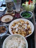 麻婆豆腐とキリンクラシックラガー